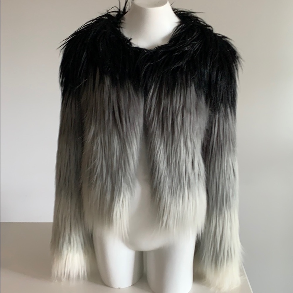 Fake fur jacket